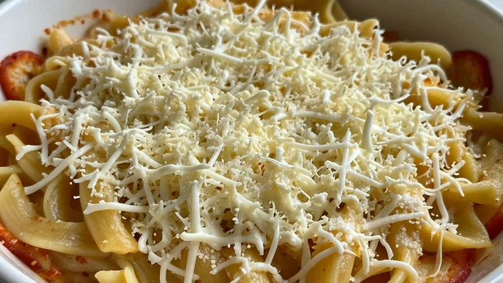 Pizza Pasta Bake With Melty Cheese and Pepperoni, Easy Weeknight Comfort Food - Step 5: Layer the Cheese 1