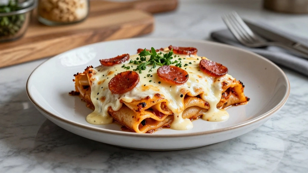 Pizza Pasta Bake With Melty Cheese and Pepperoni, Easy Weeknight Comfort Food