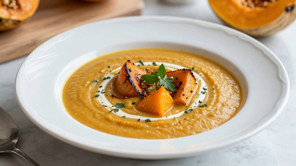 Roasted Butternut Squash Soup That's Creamy, Cozy, and Full of Deep Flavor