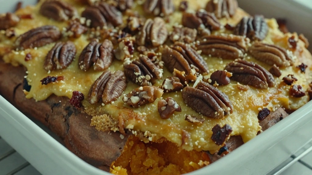 Ruth's Chris Sweet Potato Casserole Copycat That's Sweet, Crunchy, and Holiday-Ready - Step 6: Bake the Casserole 1
