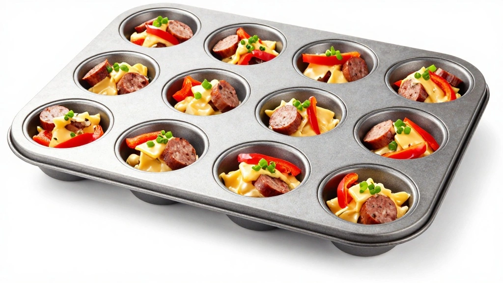 Sausage and Egg Muffins That Reheat Like a Dream, Easy Breakfast Meal Prep - Step 5: Assemble Fillings 1