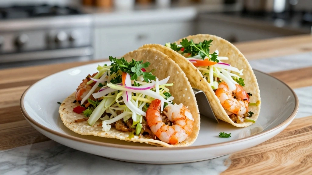 Shrimp Tacos With Cabbage Slaw That Are Bright, Crunchy, and Weeknight Fast