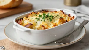 Twice Baked Potato Casserole That's Cheesy, Loaded, and Make-Ahead Friendly