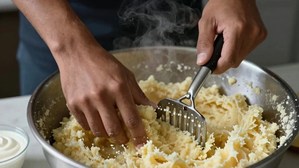 Twice Baked Potato Casserole That's Cheesy, Loaded, and Make-Ahead Friendly - Step 3: Mash the Potatoes 1