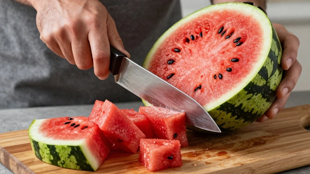 Watermelon Sorbet Recipe That Tastes Like Summer and Takes Minutes to Prep - Step 1: Prepare the Watermelon 1