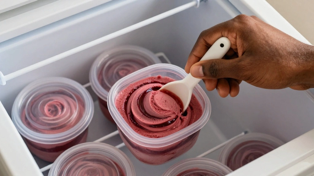 Watermelon Sorbet Recipe That Tastes Like Summer and Takes Minutes to Prep - Step 6: Freeze the Sorbet 1