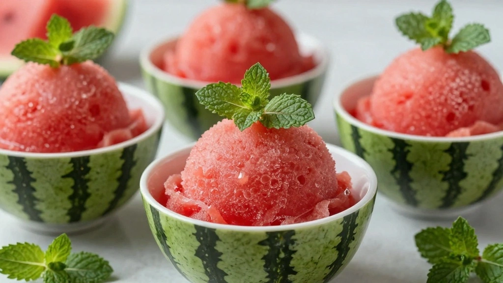 Watermelon Sorbet Recipe That Tastes Like Summer and Takes Minutes to Prep - Step 7: Serve the Sorbet 1