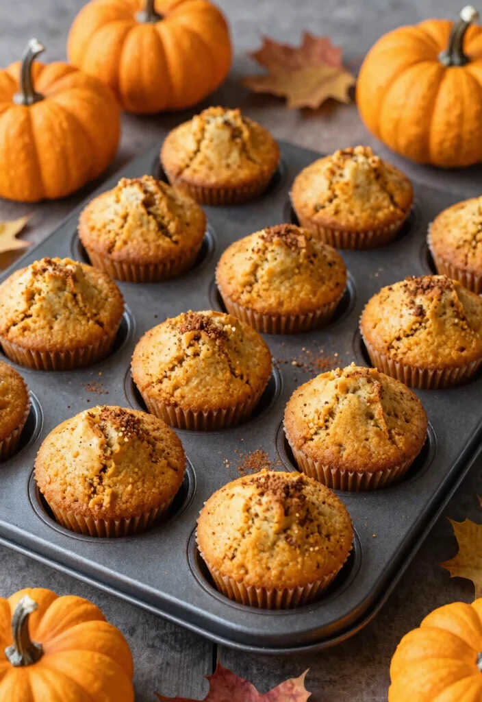 16 Best Pumpkin Pound Cake Recipes for Fall Baking - 13. Pumpkin Pound Cake Muffins 1