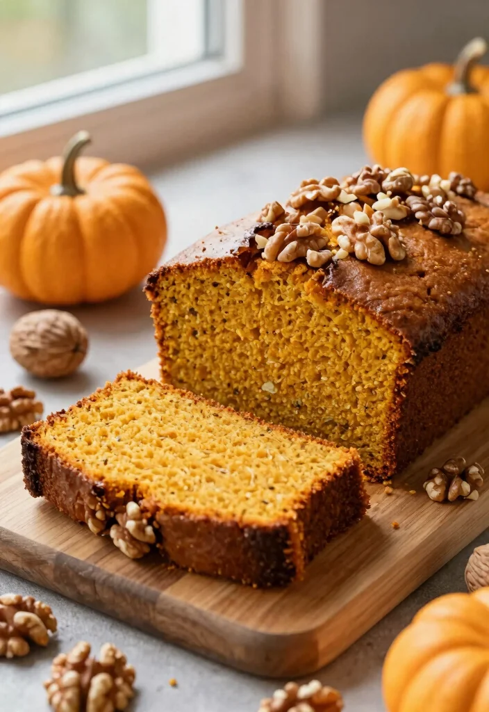 16 Best Pumpkin Pound Cake Recipes for Fall Baking - 5. Nutty Pumpkin Pound Cake with Walnuts 1