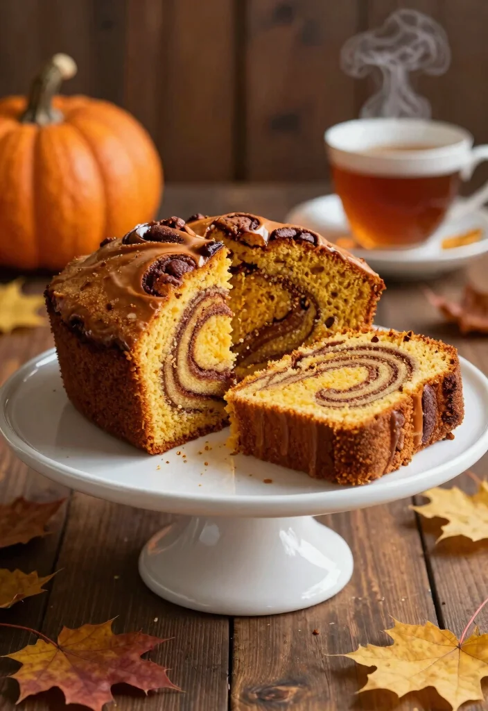 16 Best Pumpkin Pound Cake Recipes for Fall Baking - 8. Cinnamon Swirl Pumpkin Pound Cake 1
