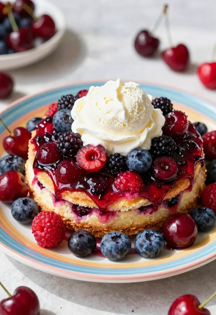 16 Cherry Dump Cake Recipes With Just 3 Ingredients - 14. Cherry Berry Dump Cake 1