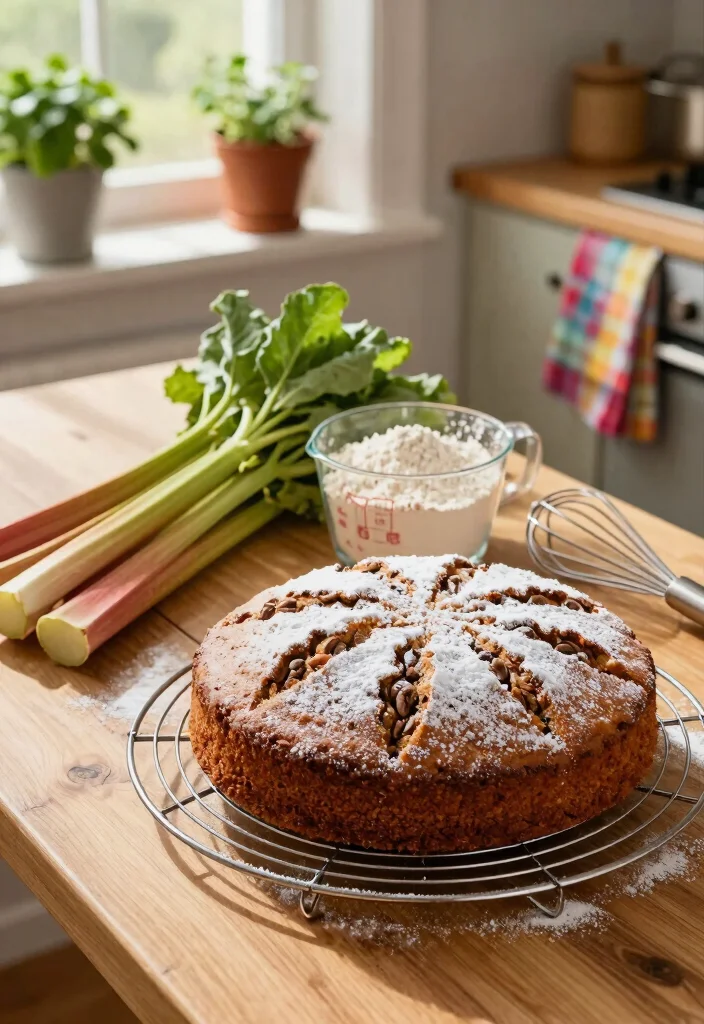 16 Classic Rhubarb Coffee Cake Recipes Sweet and Tangy - 1. Classic Gluten-Free Rhubarb Coffee Cake 1