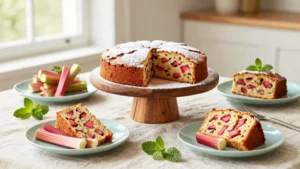 16 Classic Rhubarb Coffee Cake Recipes Sweet and Tangy