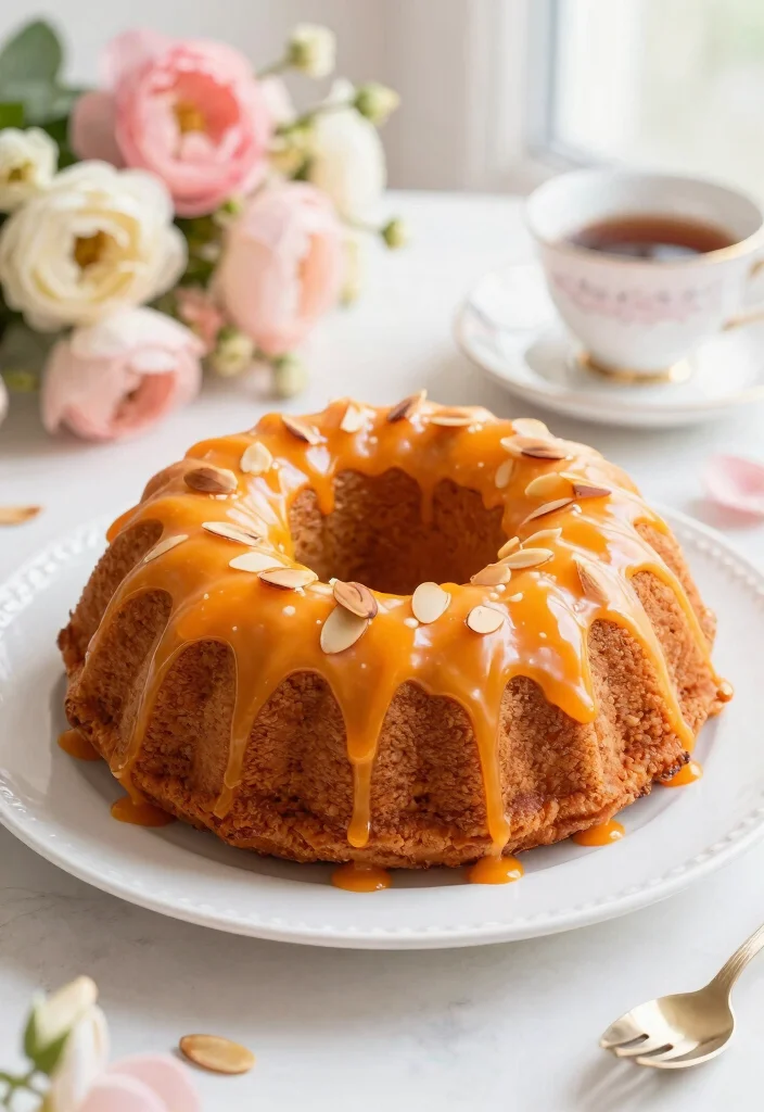 16 Copycat Nothing Bundt Cake Recipes That Taste Like the Original - 10. Orange Almond Bundt Cake 1