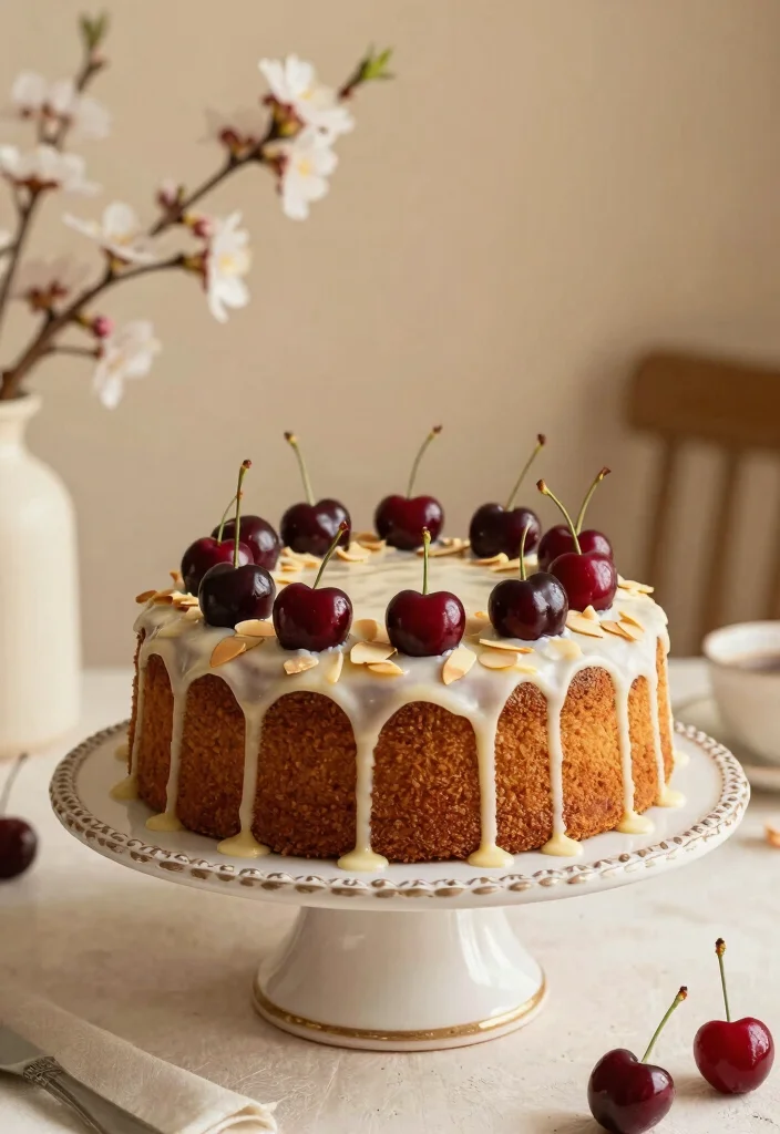16 Delicious Yellow Cake Mix Recipes With Simple Add-Ins - 15. Cherry Almond Cake 1