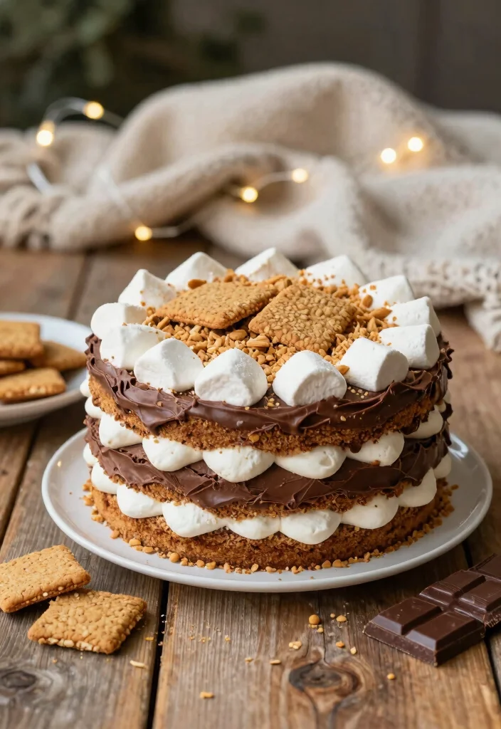 16 Delicious Yellow Cake Mix Recipes With Simple Add-Ins - 7. S’mores Cake 1