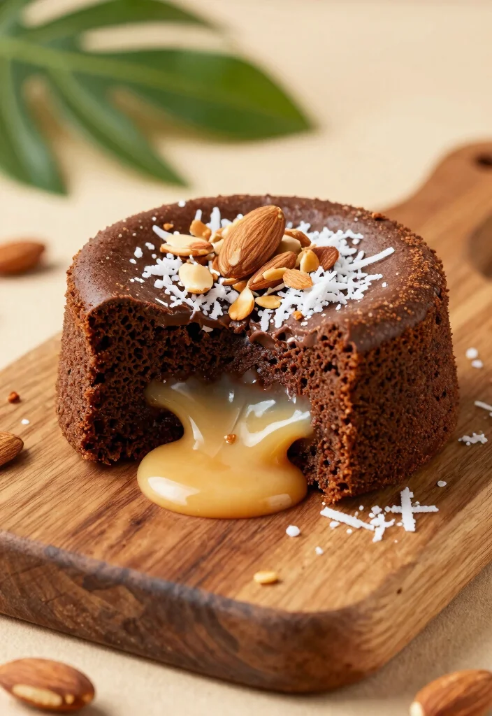 16 Easy Lava Cake Recipes With Gooey Centers - 11. Almond Joy Lava Cake 1
