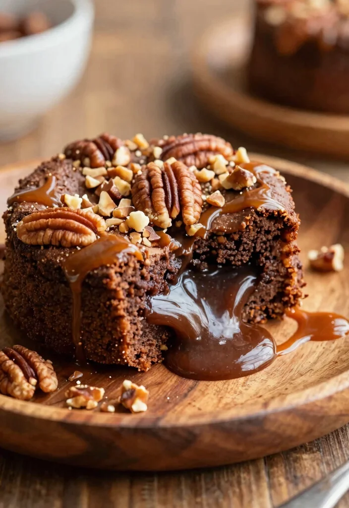 16 Easy Lava Cake Recipes With Gooey Centers - 15. Pecan Pie Lava Cake 1
