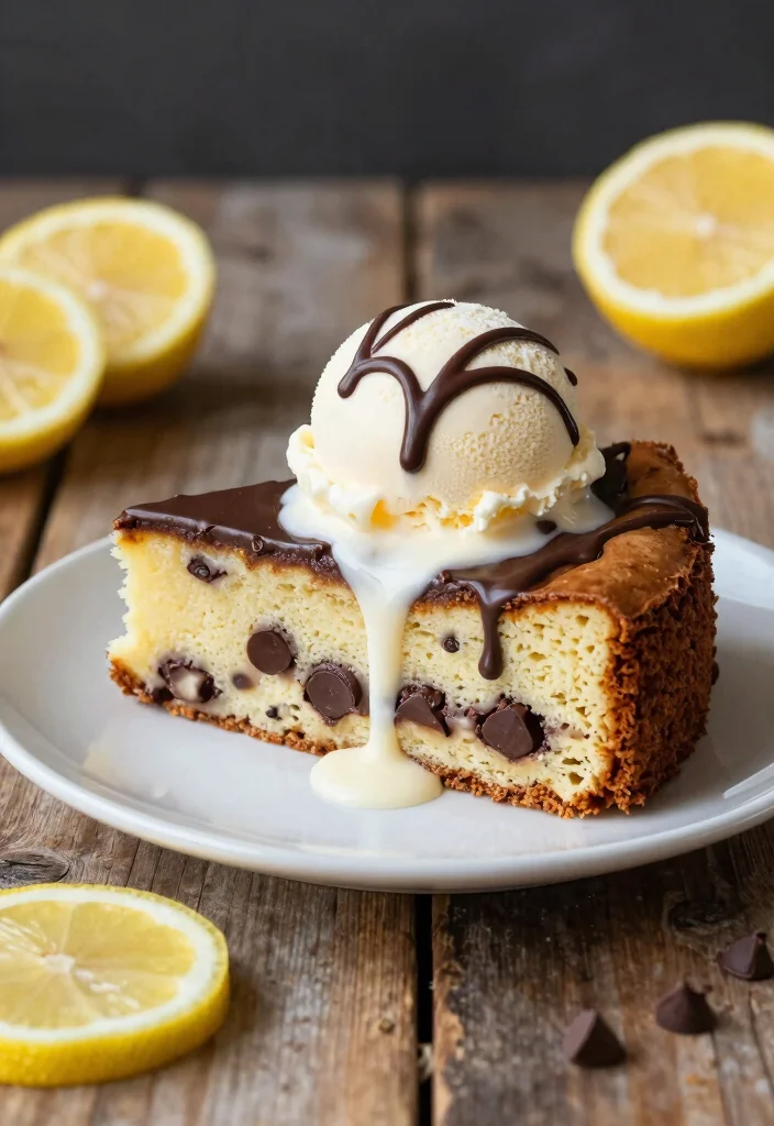 16 Easy Lemon Dump Cake Recipes With Bright Citrus Flavor - 10. Lemon Chocolate Chip Dump Cake 1