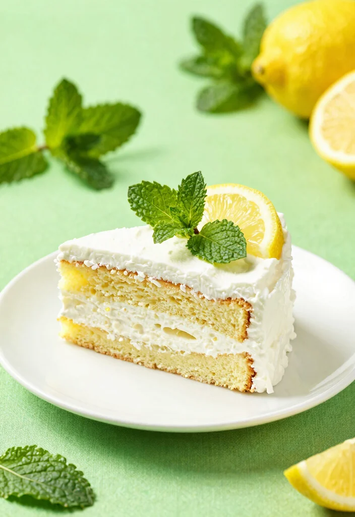 16 Easy Lemon Dump Cake Recipes With Bright Citrus Flavor - 12. Lemon Mint Dump Cake 1