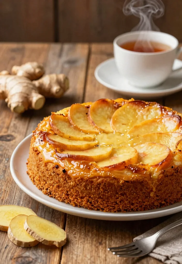 16 Easy Peach Dump Cake Recipes With Few Ingredients - 14. Ginger Peach Dump Cake 1