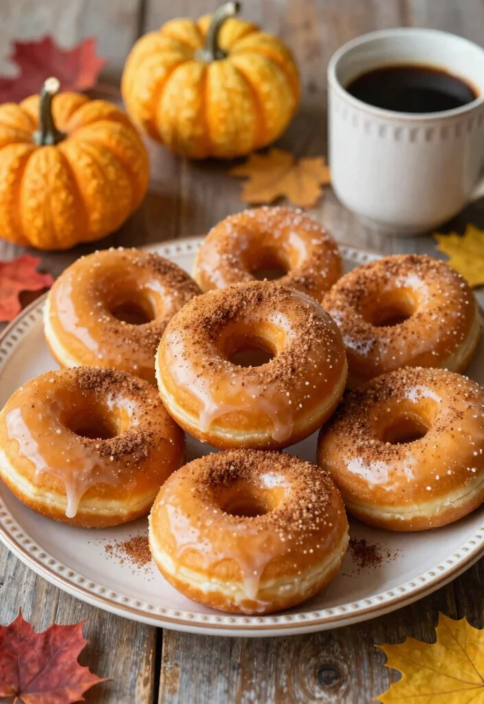 16 Easy Pumpkin Spice Cake Recipes Using Boxed Mix - 8. Pumpkin Spice Donuts 1