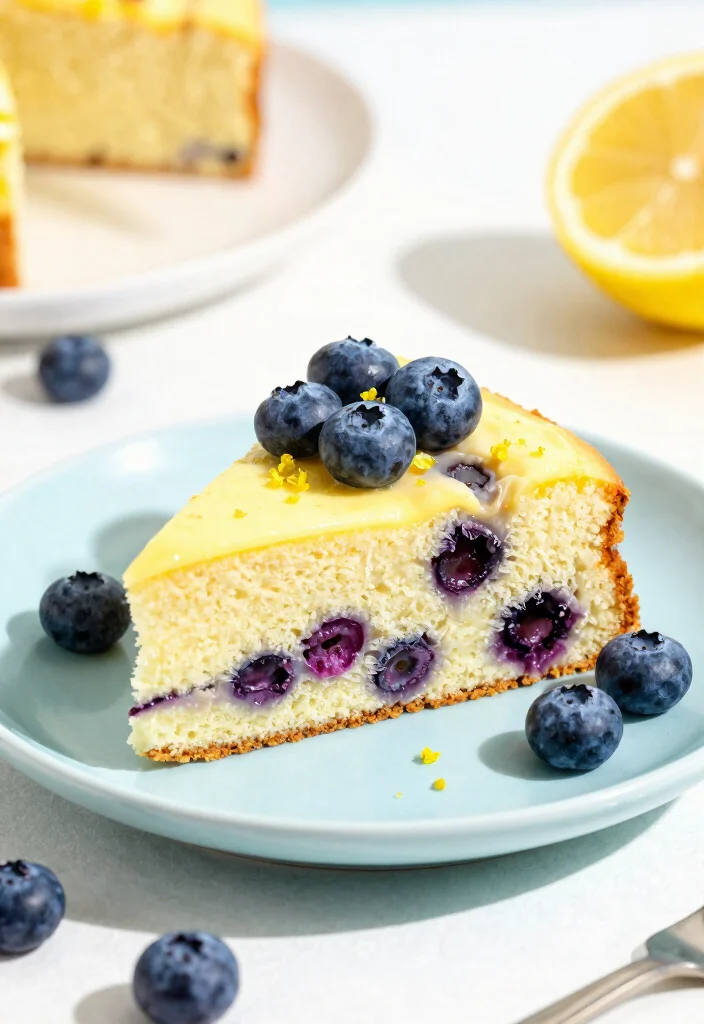 16 Flourless Cake Recipes That Are Naturally Gluten Free - 13. Blueberry Lemon Flourless Cake 1
