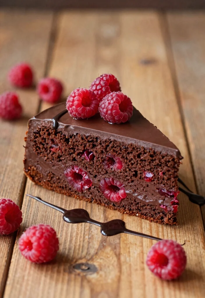 16 Flourless Cake Recipes That Are Naturally Gluten Free - 4. Raspberry Chocolate Flourless Cake 1