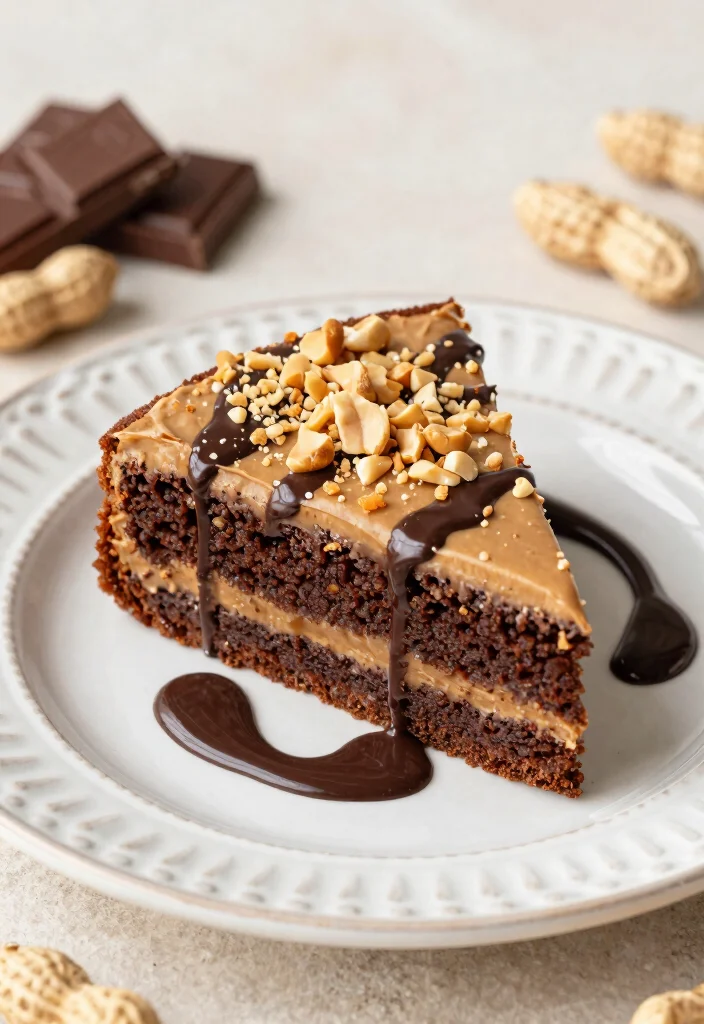 16 Flourless Cake Recipes That Are Naturally Gluten Free - 5. Peanut Butter Flourless Cake 1