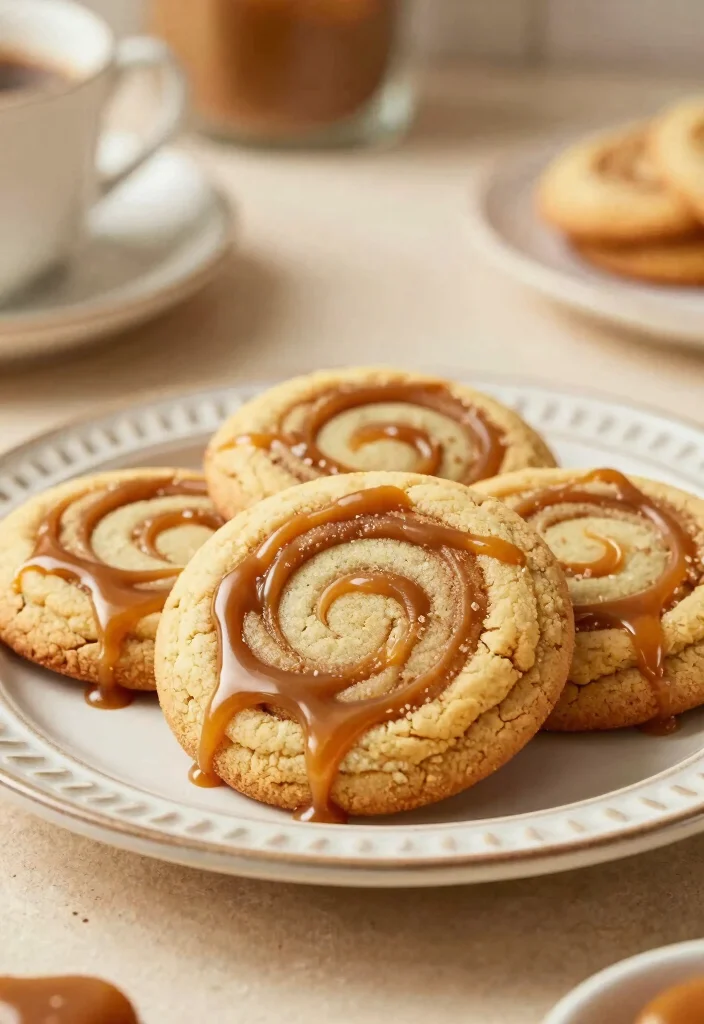 16 Texas Sheet Cake Cookie Recipes With Rich Chocolate Flavor - 10. Caramel Swirl Texas Sheet Cake Cookies 1