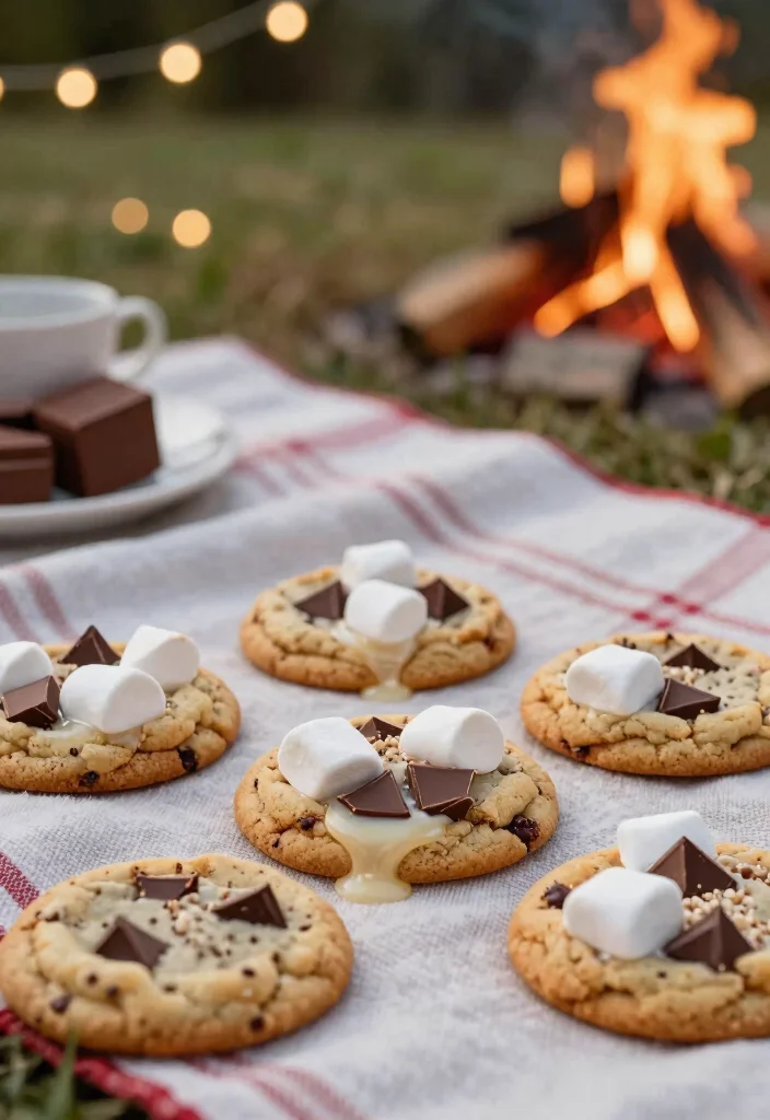 16 Texas Sheet Cake Cookie Recipes With Rich Chocolate Flavor - 8. S’mores Texas Sheet Cake Cookies 1