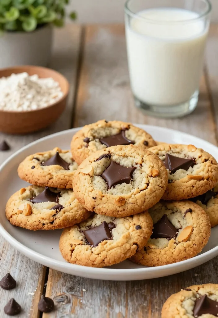17 Baking Recipes Using Flour and Baking Powder - 1. Almond Flour Chocolate Chip Cookies 1