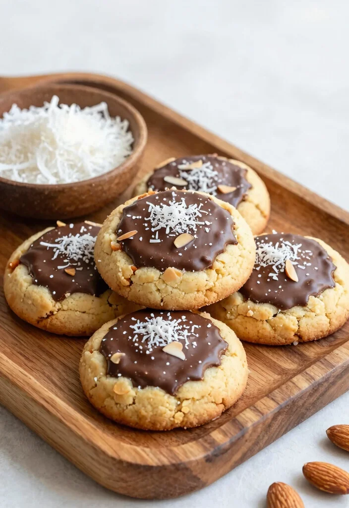 17 Baking Recipes with Applesauce for Moist Desserts - 12. Applesauce Almond Joy Cookies 1