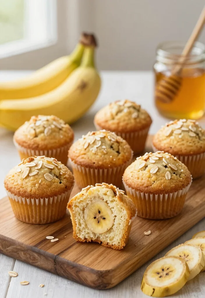 17 Baking Recipes with Applesauce for Moist Desserts - 2. Applesauce Banana Muffins 1