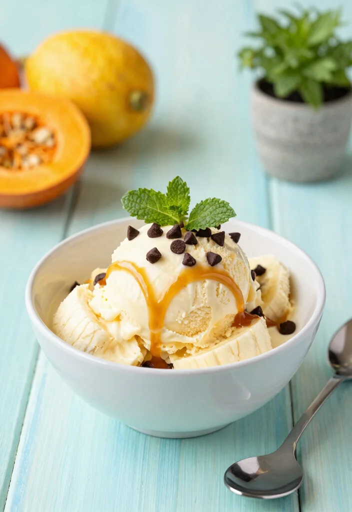 17 Banana Squash Baking Recipes for Naturally Sweet Dishes - 10. Banana Squash Ice Cream 1