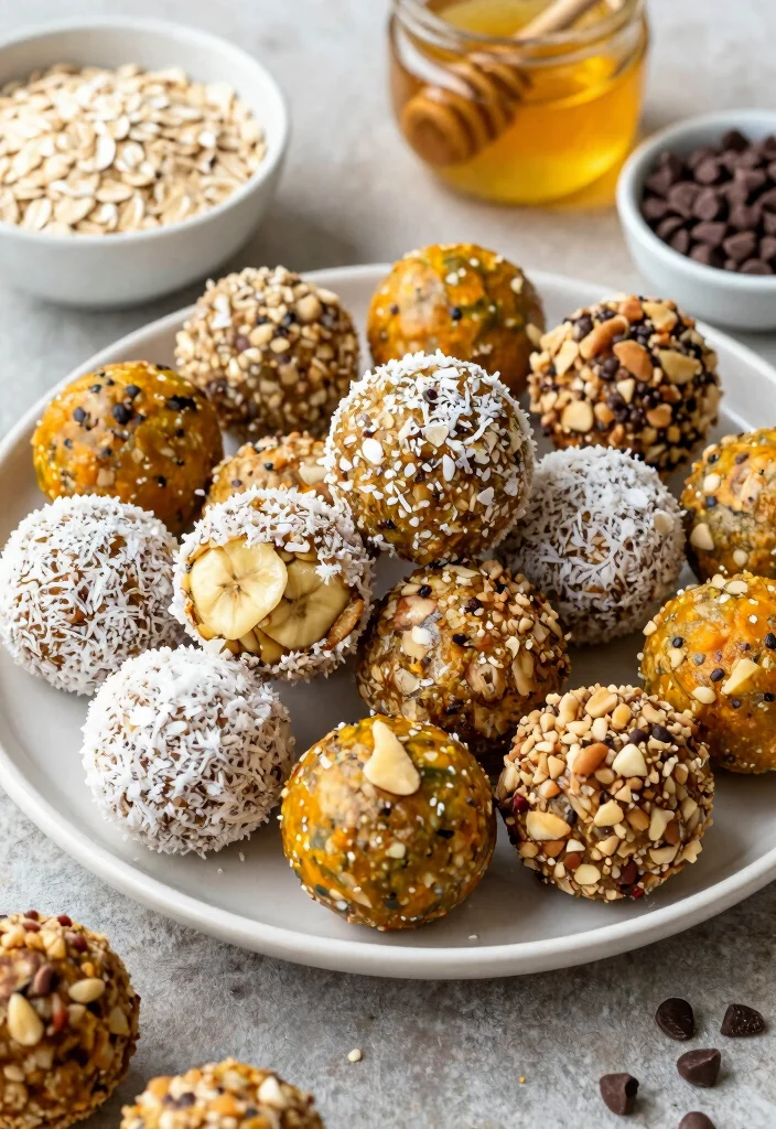 17 Banana Squash Baking Recipes for Naturally Sweet Dishes - 13. Banana Squash Energy Balls 1
