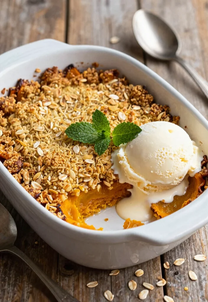 17 Banana Squash Baking Recipes for Naturally Sweet Dishes - 6. Banana Squash Crumble 1