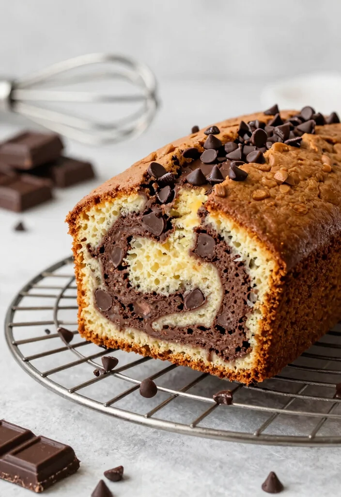 17 Classic Marble Cake Recipes With Perfect Swirls - 11. Gluten-Free Chocolate Chip Marble Cake 1