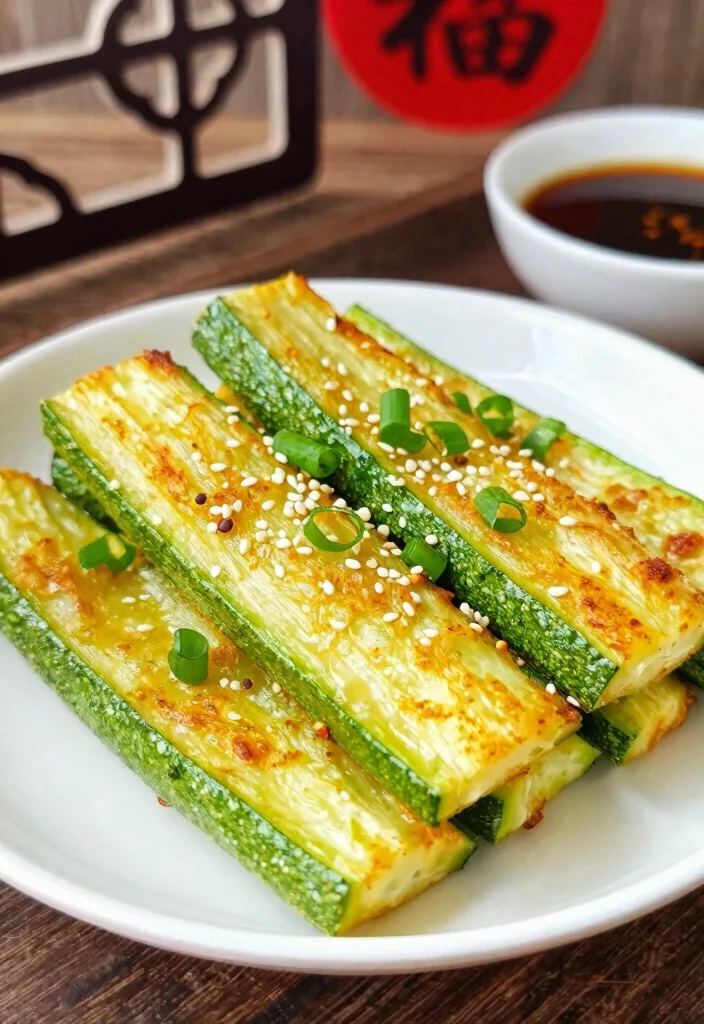 17 Easy Baked Fried Zucchini Recipes with Crispy Texture - 7. Asian-Style Baked Zucchini 1