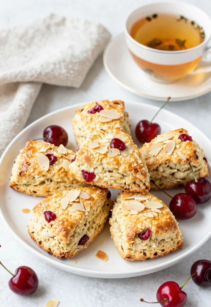 17 Easy Baking Scones Recipes for Beginners - 13. Cherry Almond Scones 1