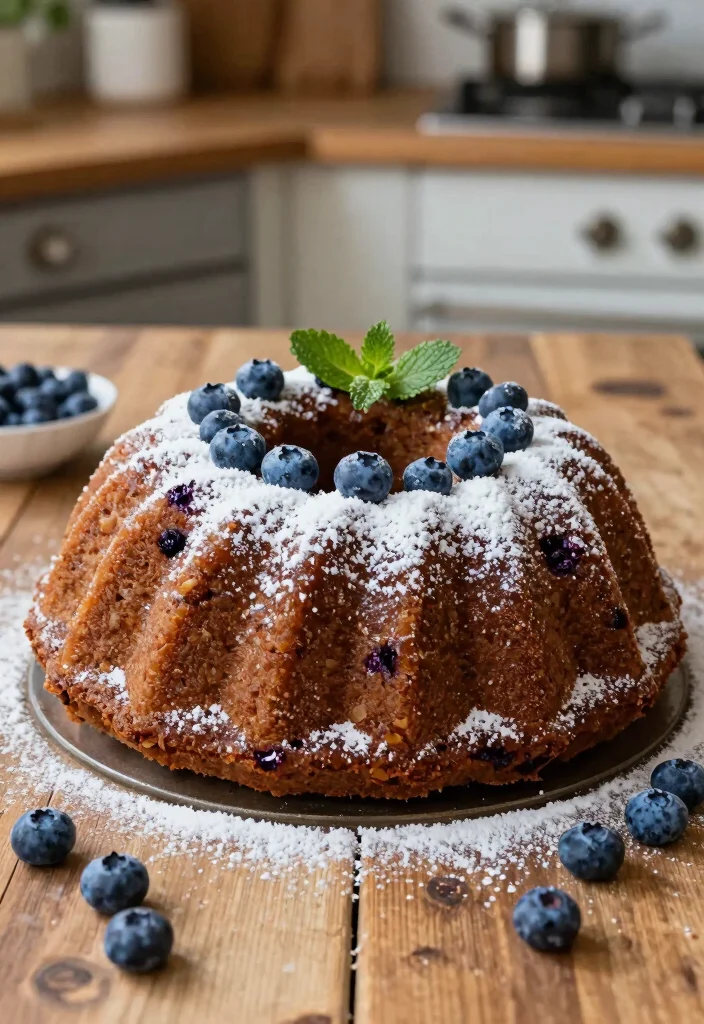17 Easy Blueberry Bundt Cake Recipes Bursting With Flavor - 5. Almond Flour Blueberry Bundt Cake with Stevia 1