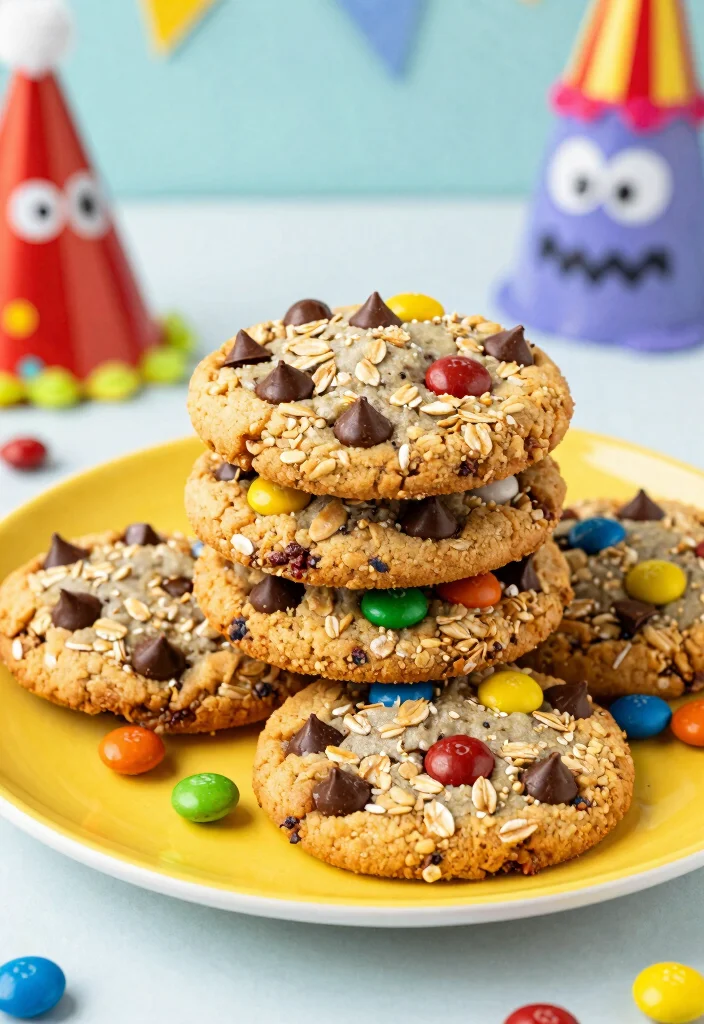 17 Easy Cookie Dough Baking Recipes Everyone Loves - 11. Gluten-Free Monster Cookie Dough 1