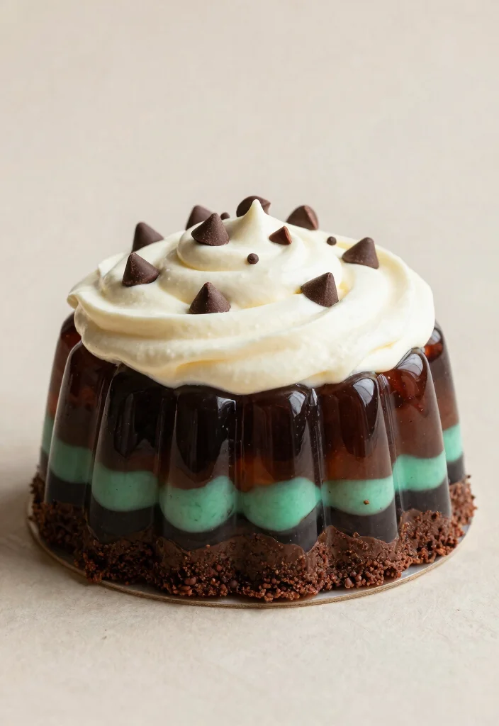 17 Easy Jello Poke Cake Recipes: Colorful and Fun - 11. Mint Chocolate Chip Jello Poke Cake 1