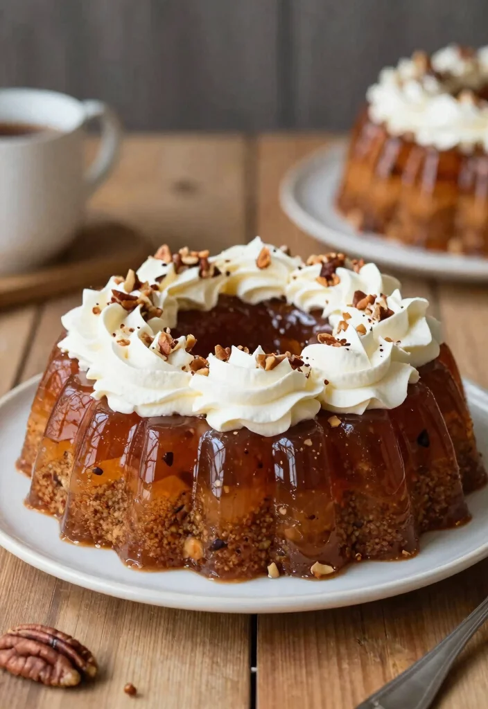 17 Easy Jello Poke Cake Recipes: Colorful and Fun - 15. Nutty Butter Pecan Jello Poke Cake 1