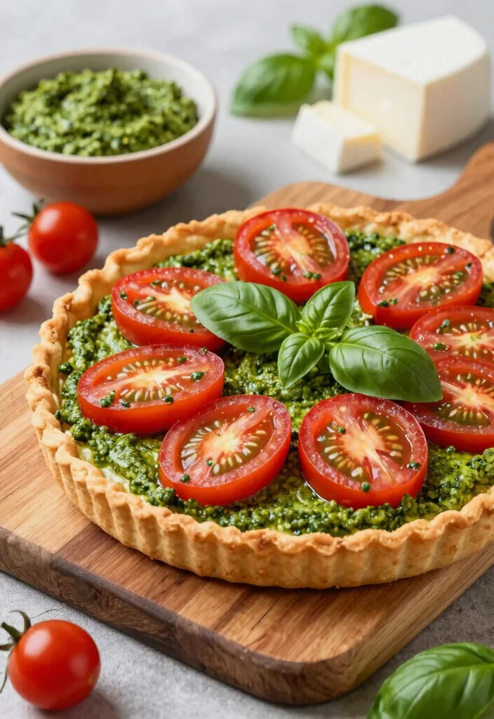 17 Easy Puff Pastry Baking Recipes Anyone Can Make - 3. Pesto and Tomato Tart 1