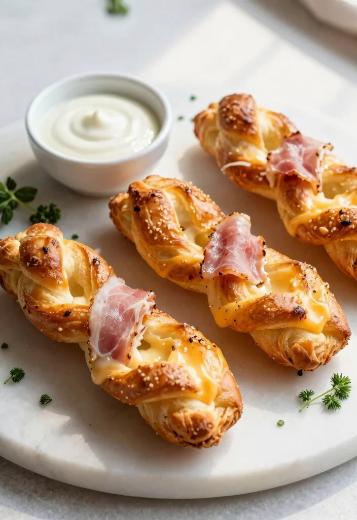 17 Easy Puff Pastry Baking Recipes Anyone Can Make - 4. Ham and Cheese Twists 1