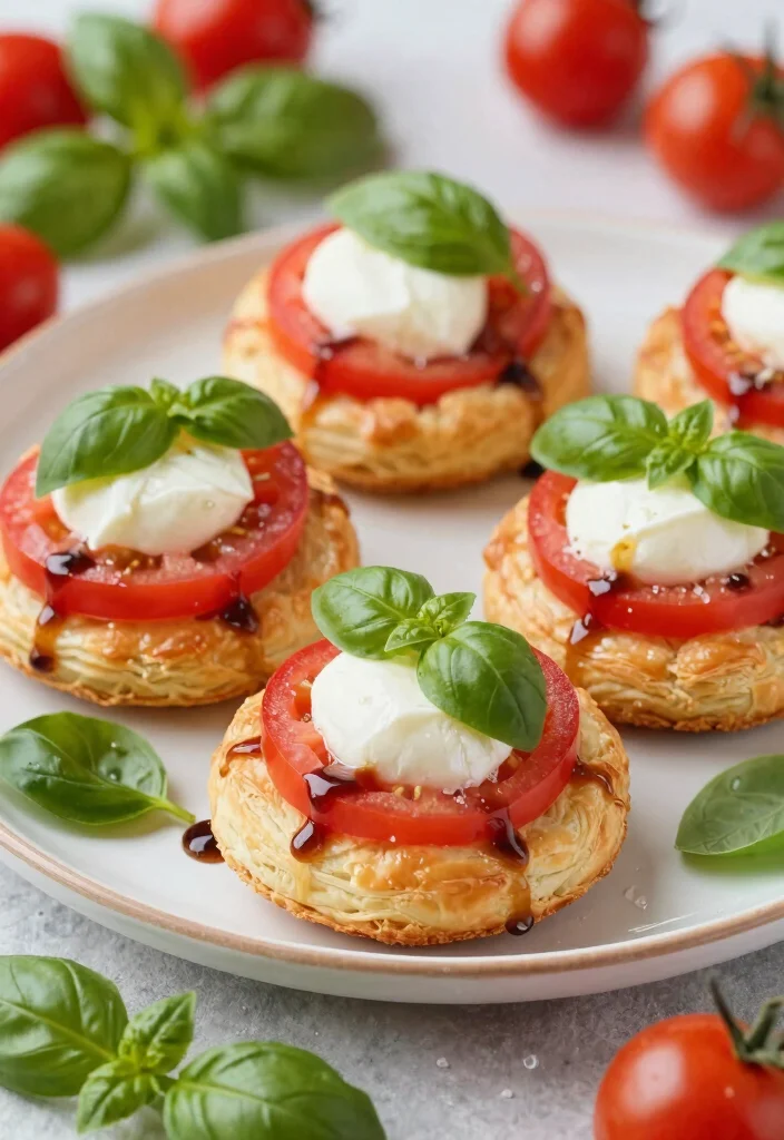 17 Easy Puff Pastry Baking Recipes Anyone Can Make - 9. Caprese Puff Pastry Bites 1