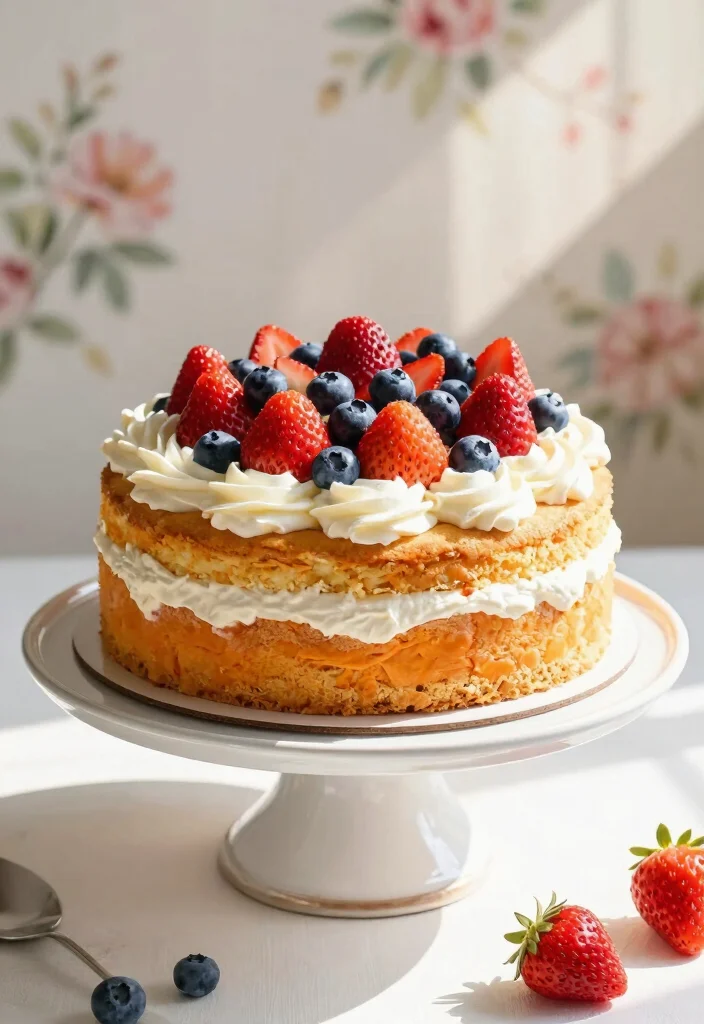 17 Fresh Orange Cake Recipes With Bright Citrus Flavor - 11. Orange Berry Cake 1