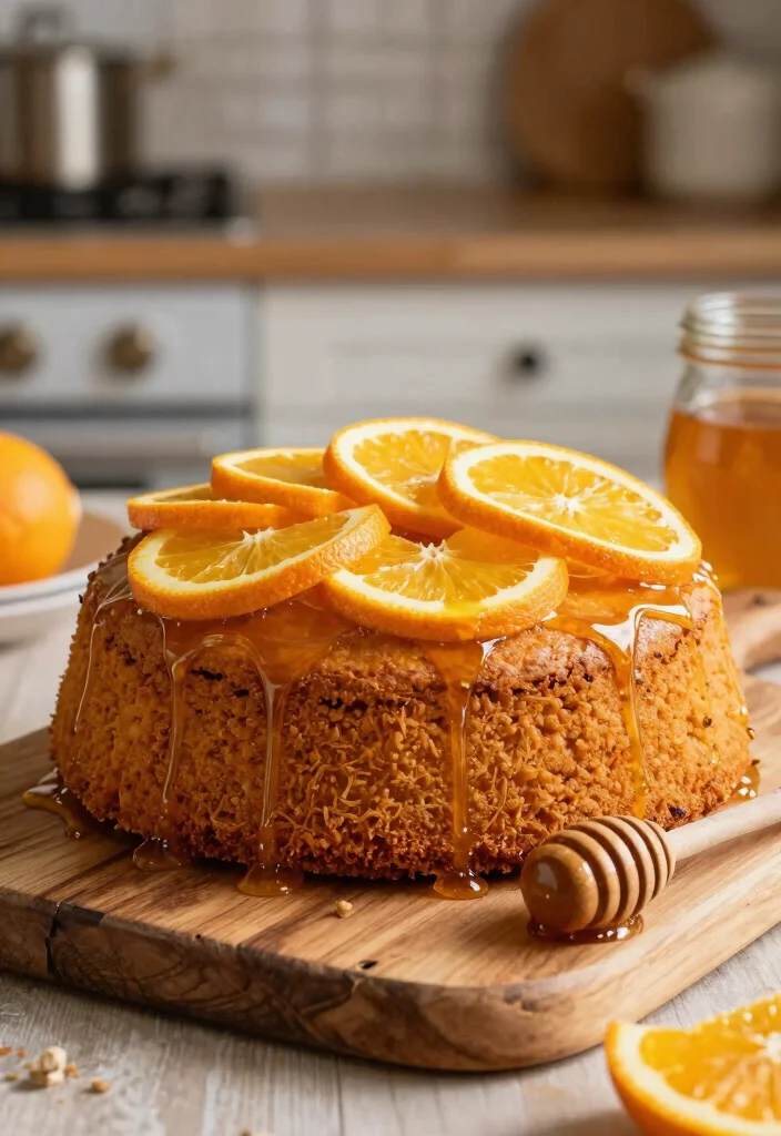 17 Fresh Orange Cake Recipes With Bright Citrus Flavor - 15. Orange Honey Cake 1