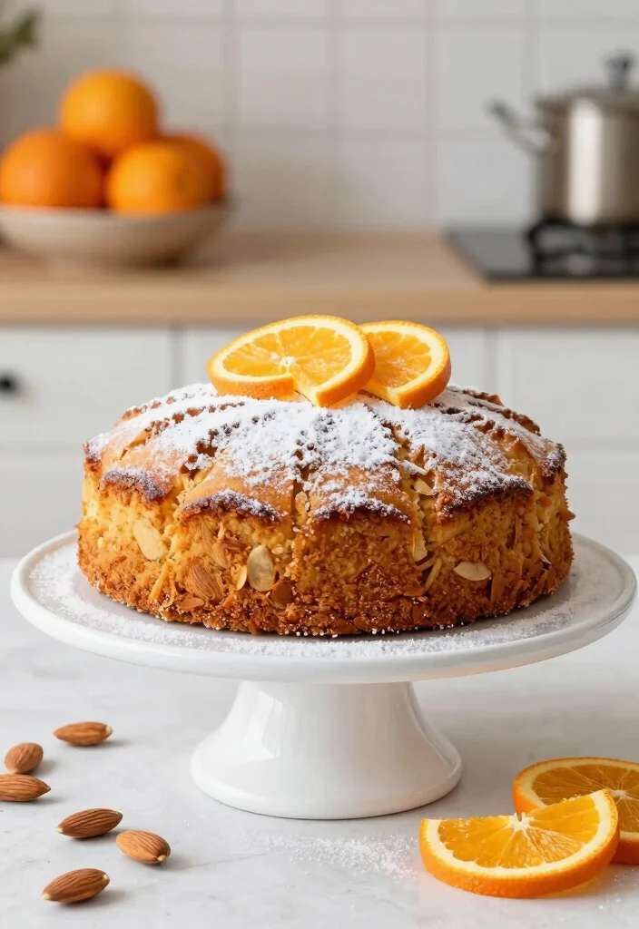 17 Fresh Orange Cake Recipes With Bright Citrus Flavor - 2. Orange Almond Cake 1
